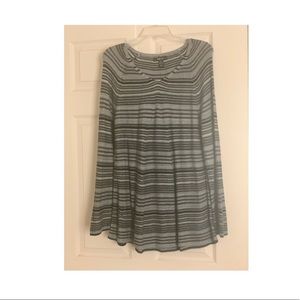 Striped Knitted Black and White Sweater